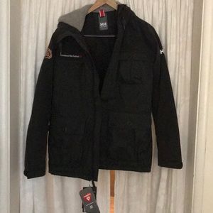 Utility jacket lined with permaloft insulation